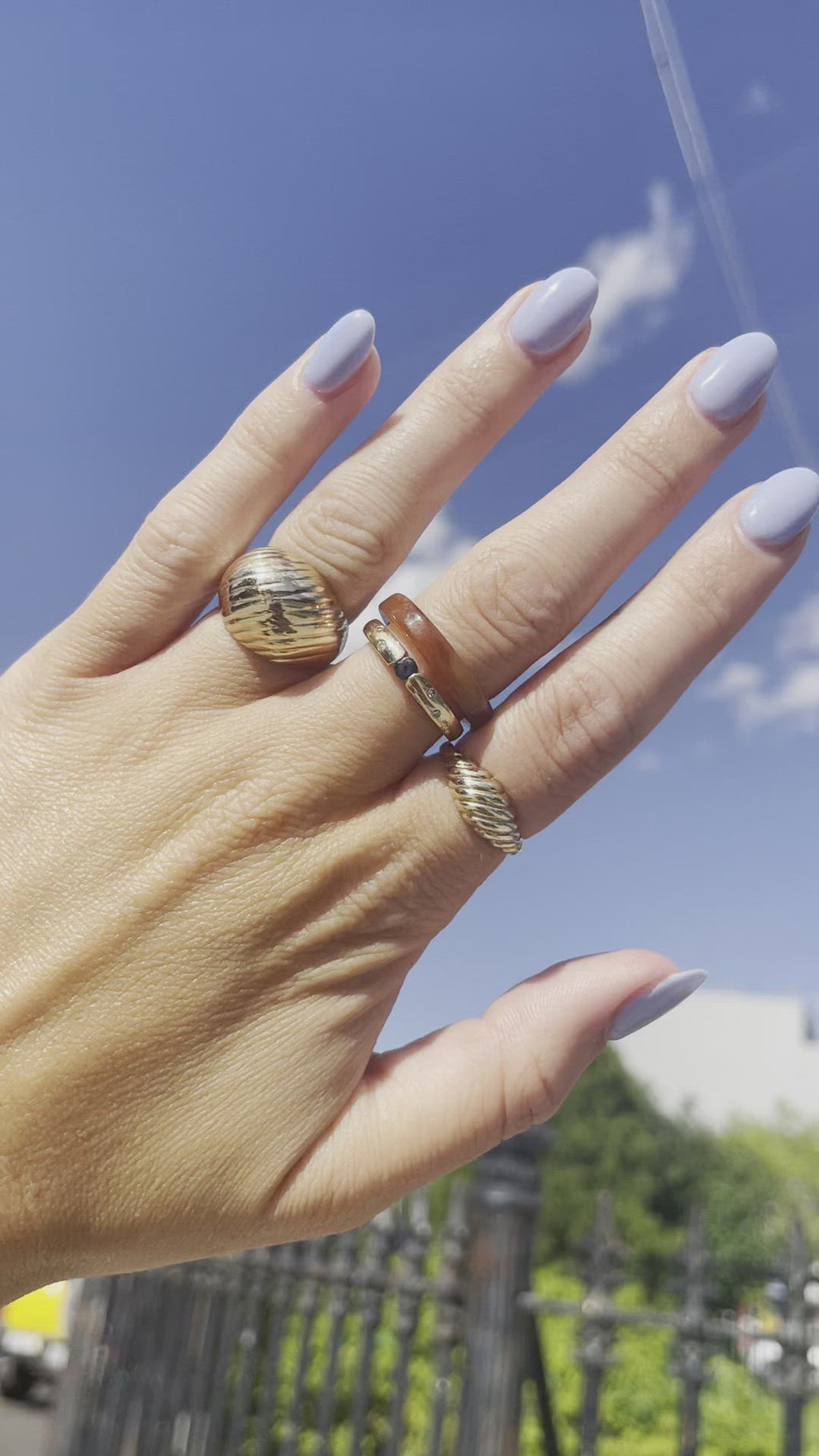 T&Co puffy shrimp ring size 5