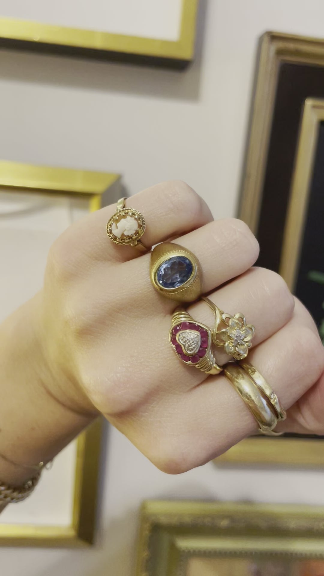 Diamond Flower Ring