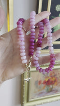Load and play video in Gallery viewer, Ombré Pink Opal Necklace
