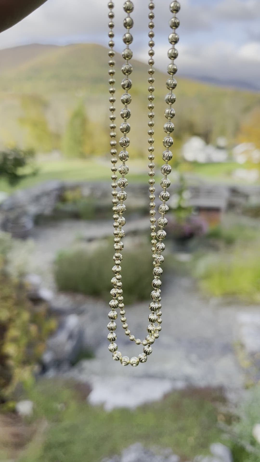 Diamond Cut Ball Chain