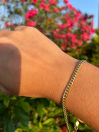 Miami curb chain bracelet