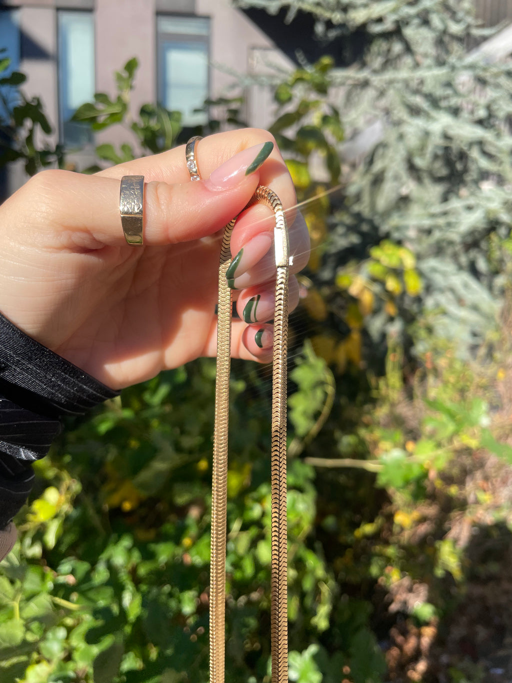 Vintage Square Snake Chain