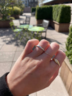 Tiffany & Co. sterling silver ruby ring