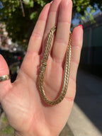 Fishtail Solid Curb Bracelet