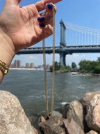 17” Vintage layered ball chain