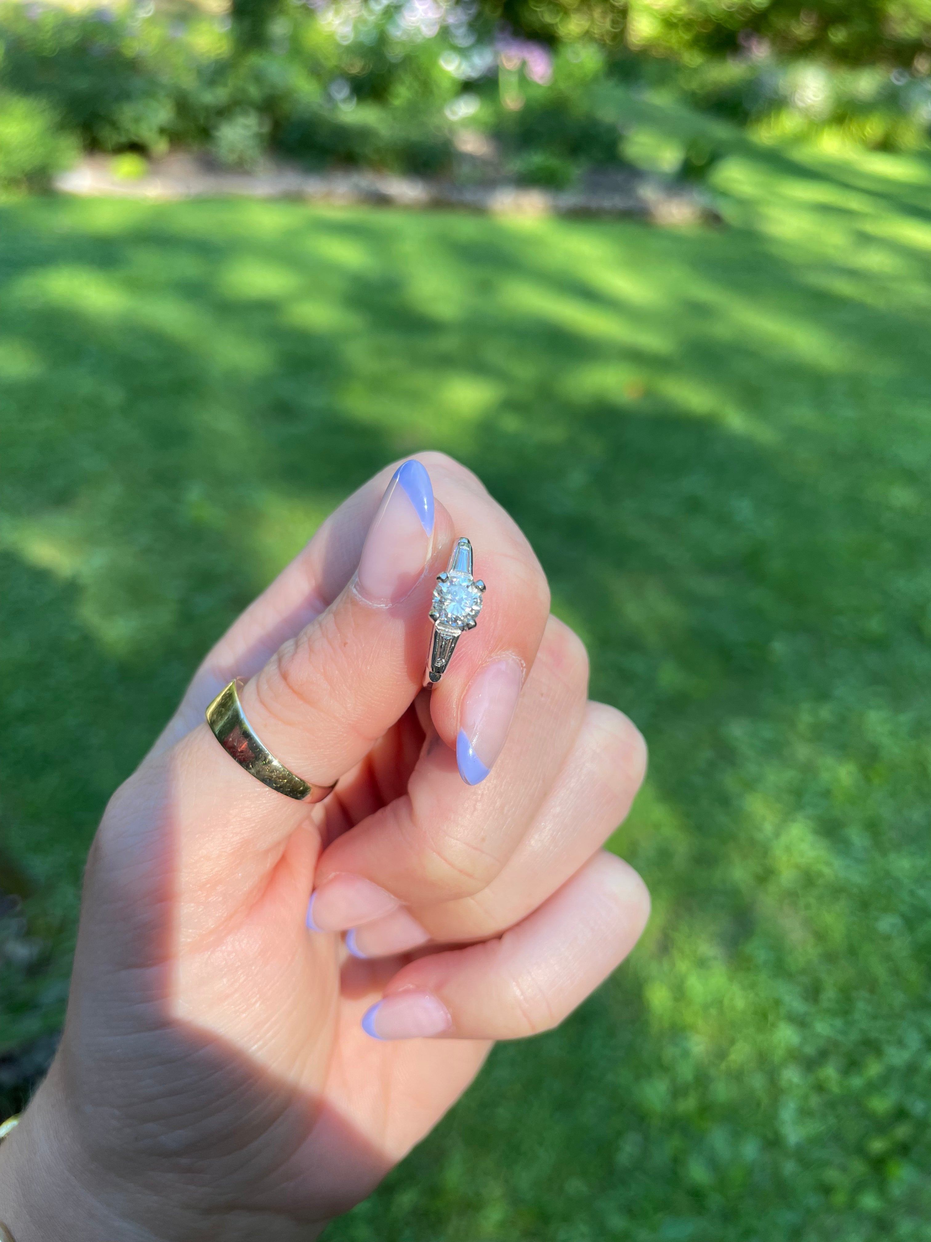 Diamond Platinum Ring