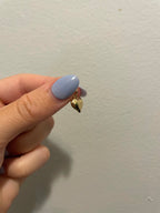 Vintage puffy heart charm