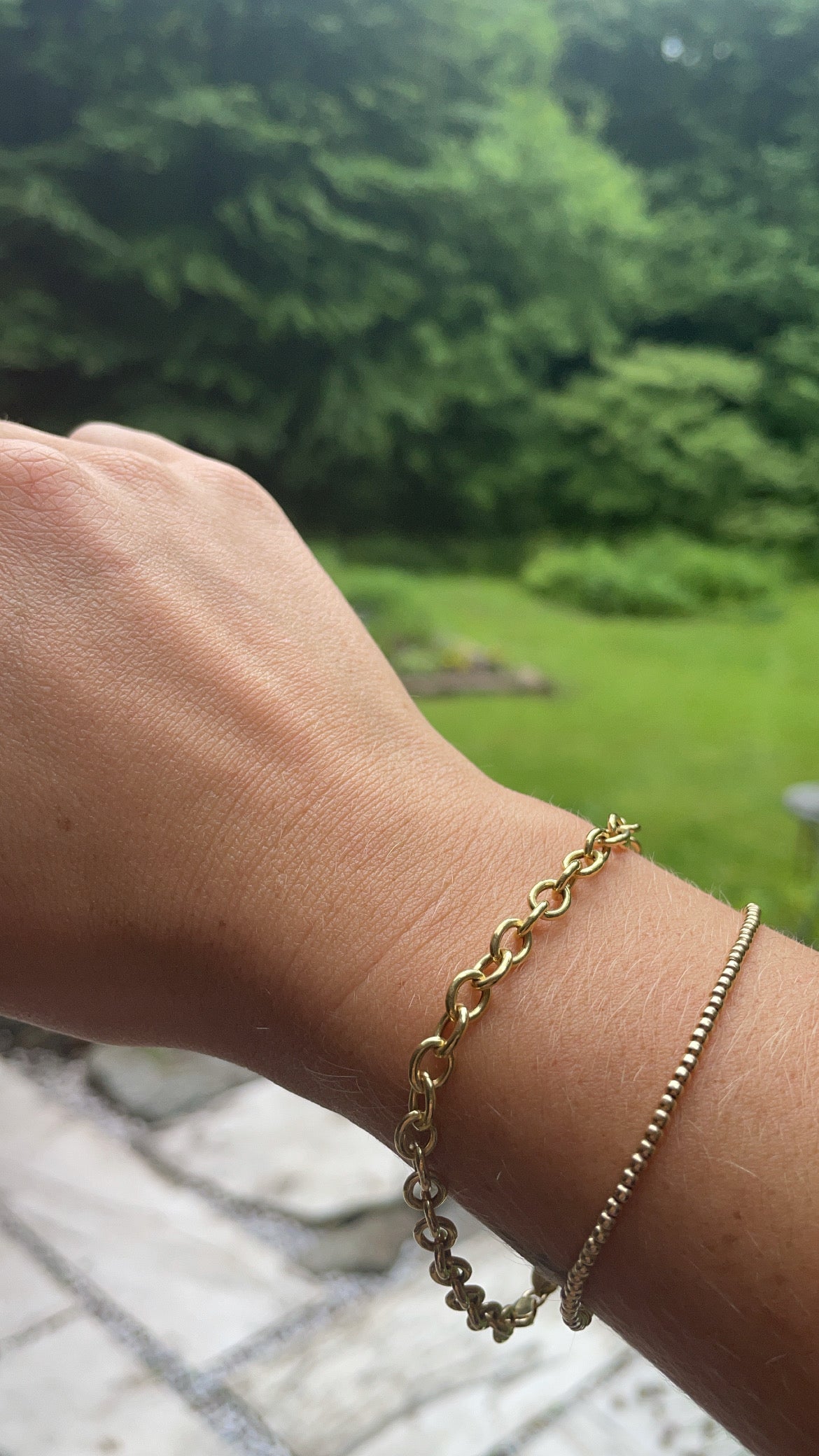 8” rolo chain bracelet