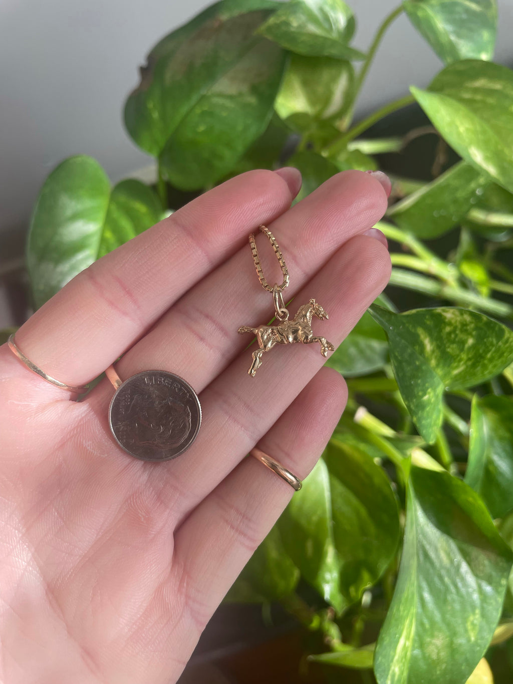 Vintage Mini Horse charm