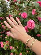 Chunky puffy Miami curb bracelet