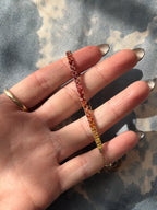 Ombré Sapphire Adjustable Tennis Bracelet