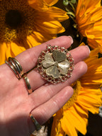 Four Leaf Clover Reversible Charm