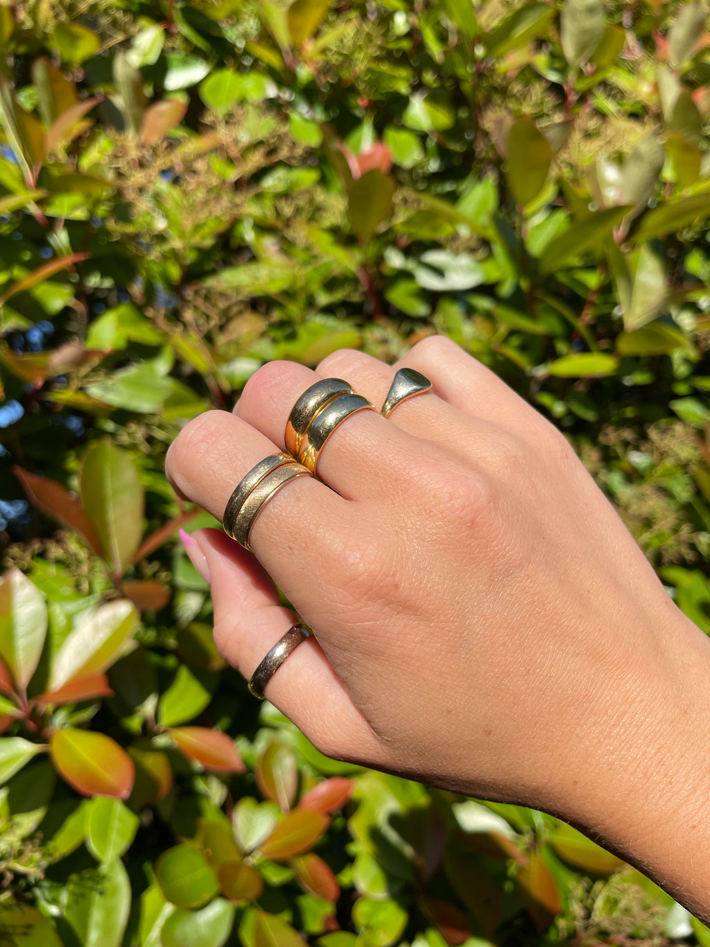 18k, size 6.5 dome ring