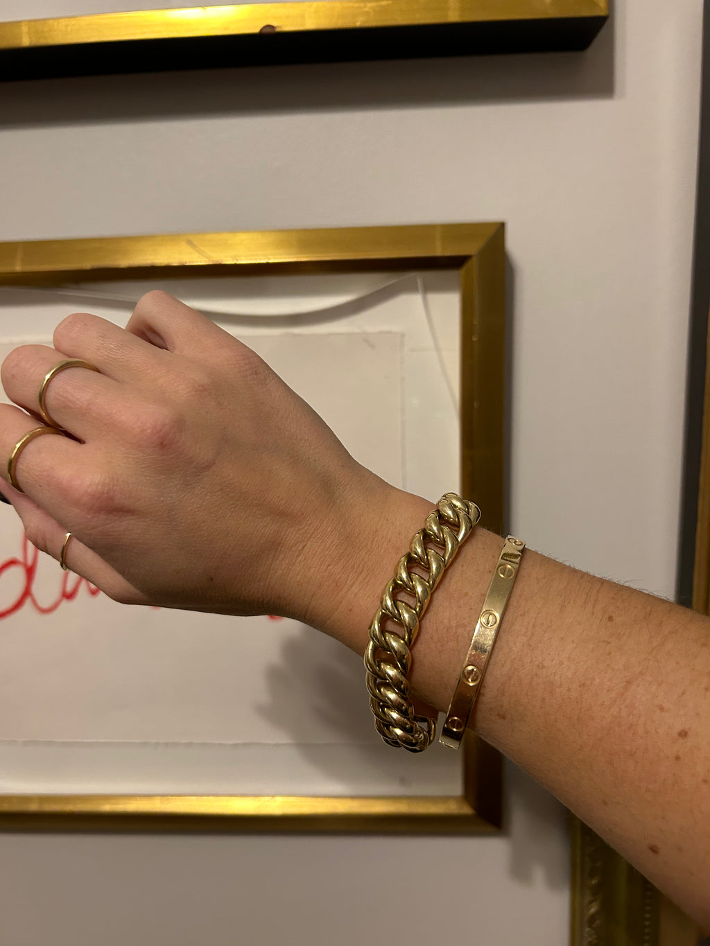 Vintage Solid Curb Bracelet