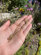 19.5” vintage solid rope chain