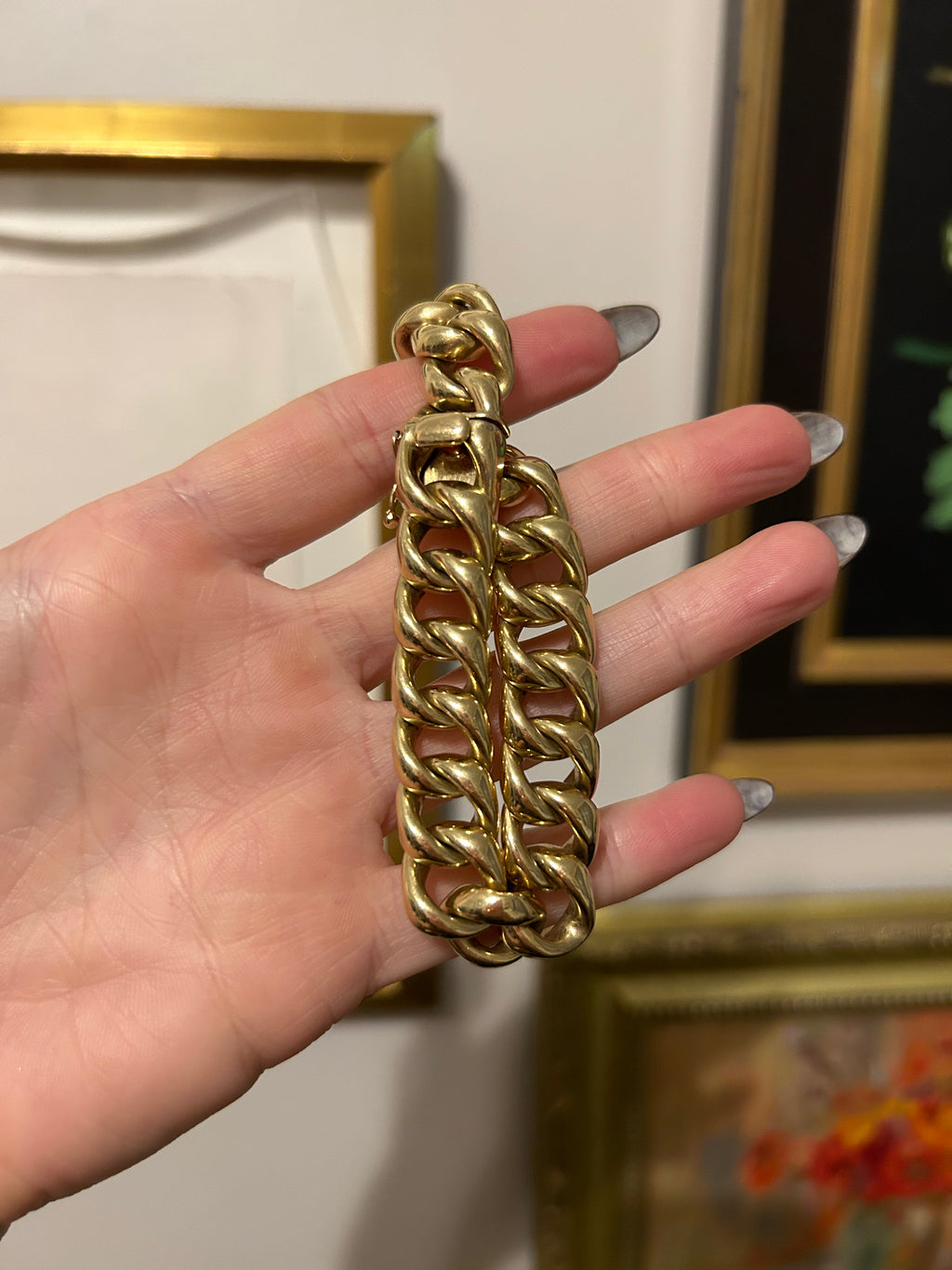 Vintage Solid Curb Bracelet