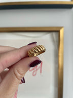 Vintage Croissant Ring
