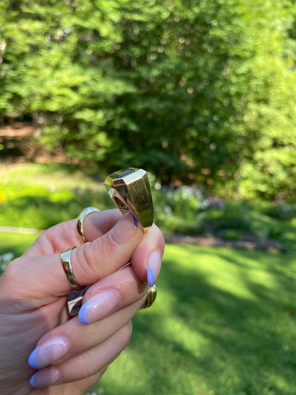 Square Amethyst Ring
