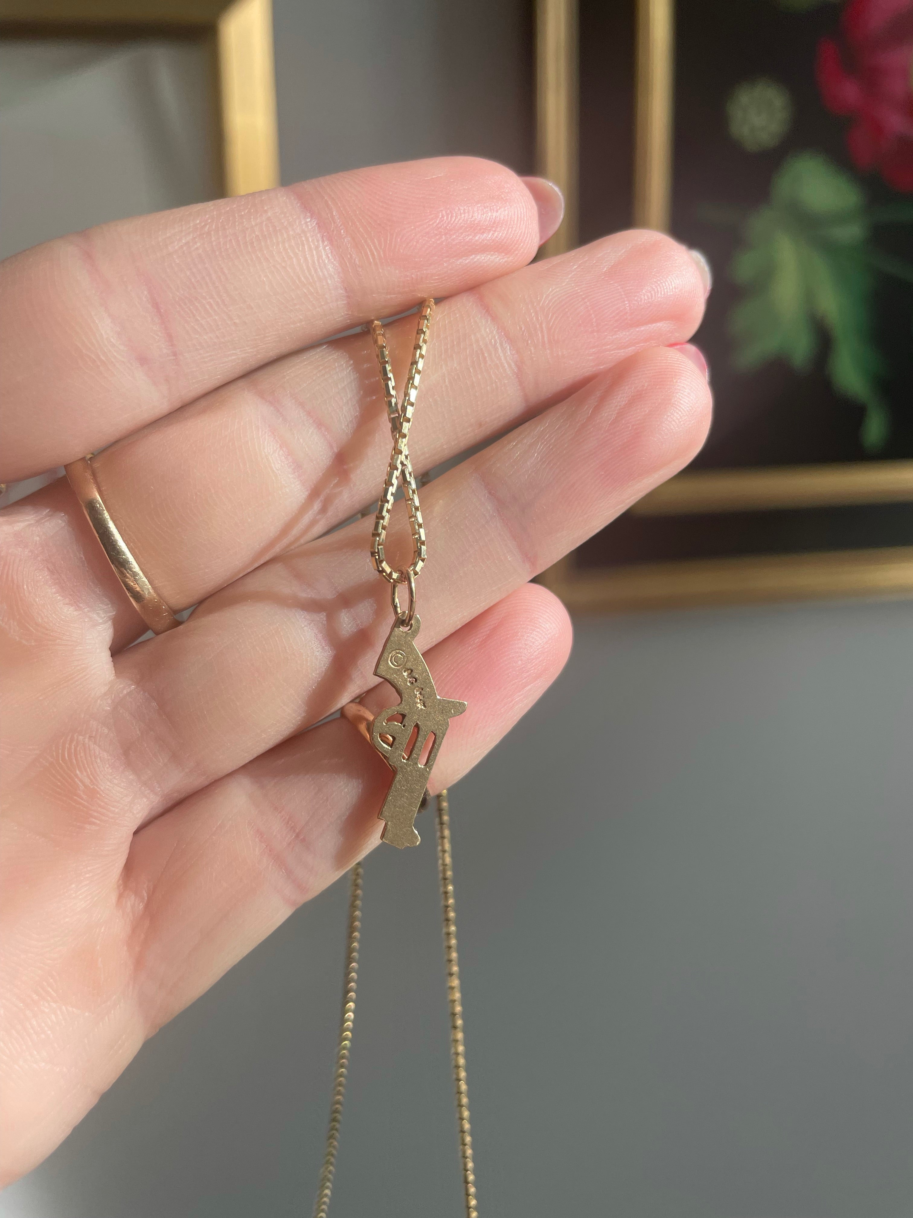 Vintage Pistol Charm