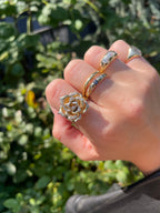 Diamond Rose Ring