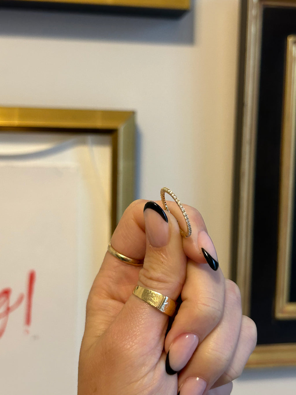 Dainty Diamond Stacker