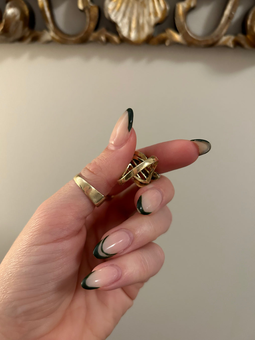 Diamond B Ring