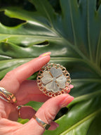 Four Leaf Clover Reversible Charm