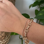 7.5” Vintage solid bracelet