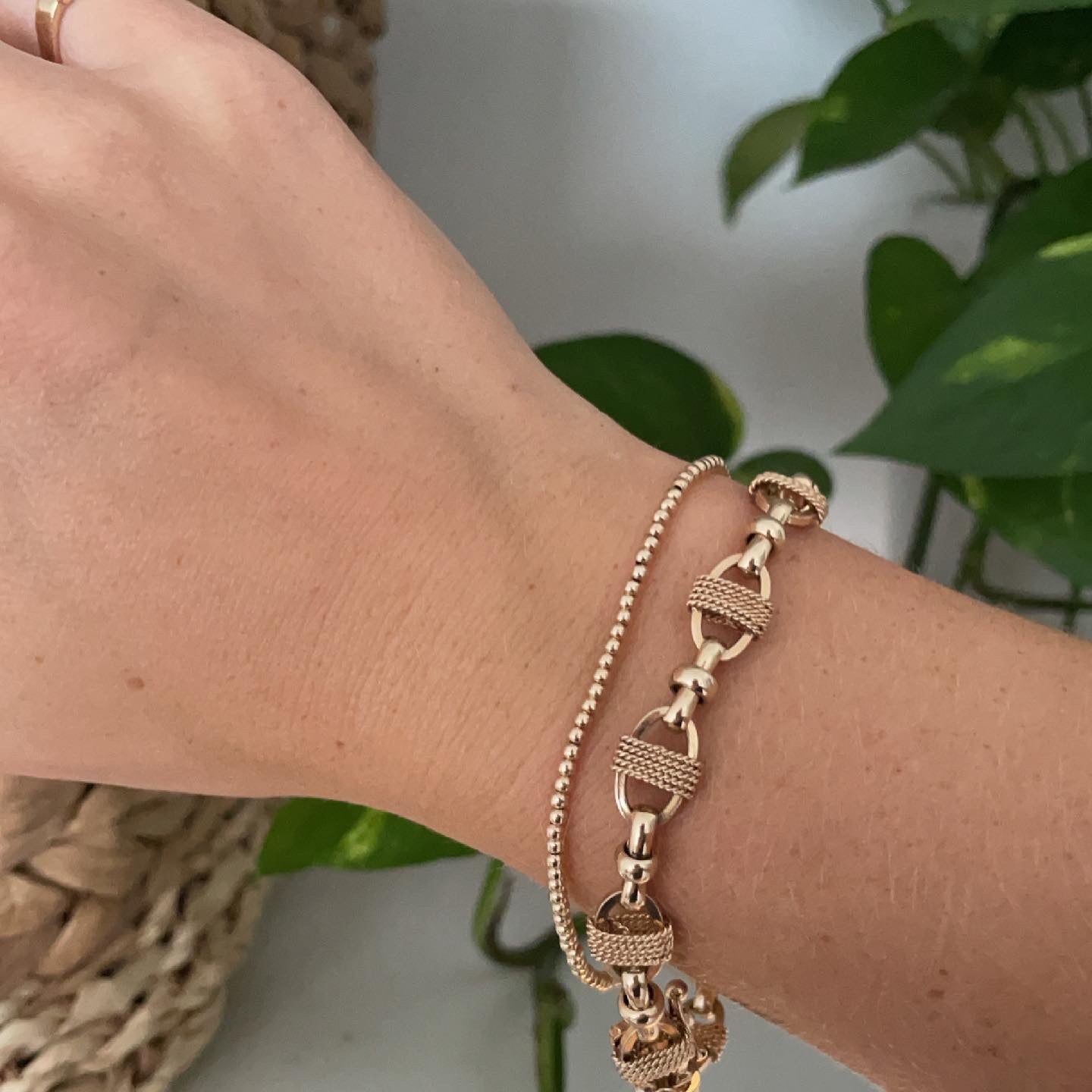 7.5” Vintage solid bracelet