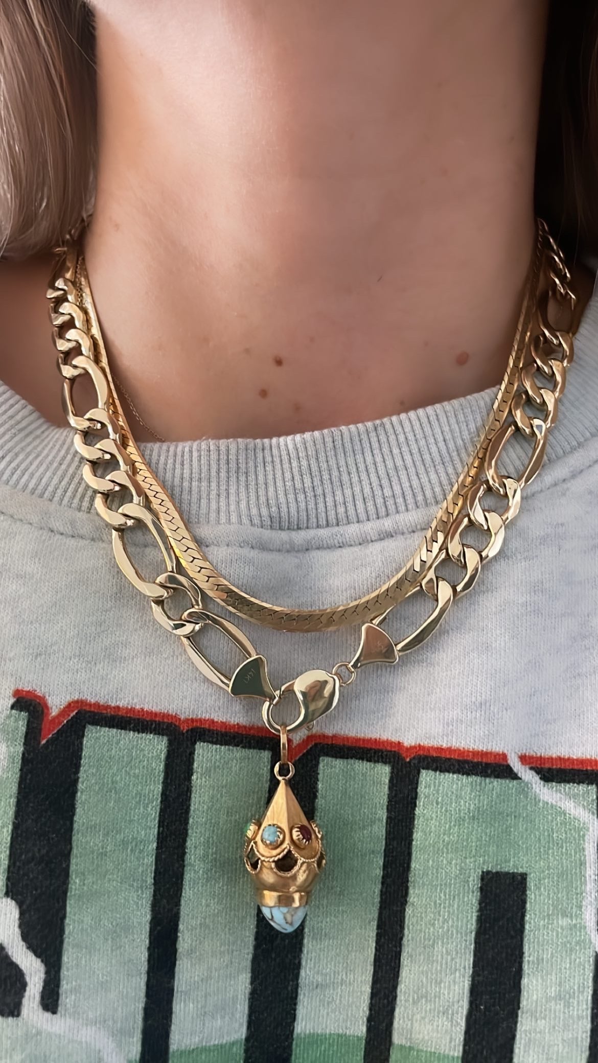 Turquoise Drop Talisman