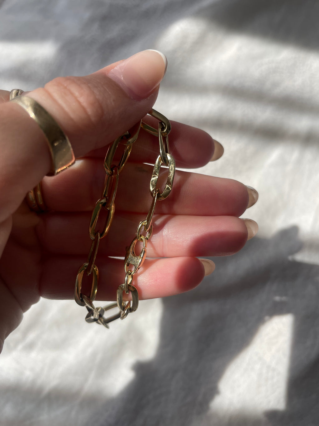 Chunky Paperclip Bracelet