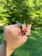 Aquamarine Mega Ring