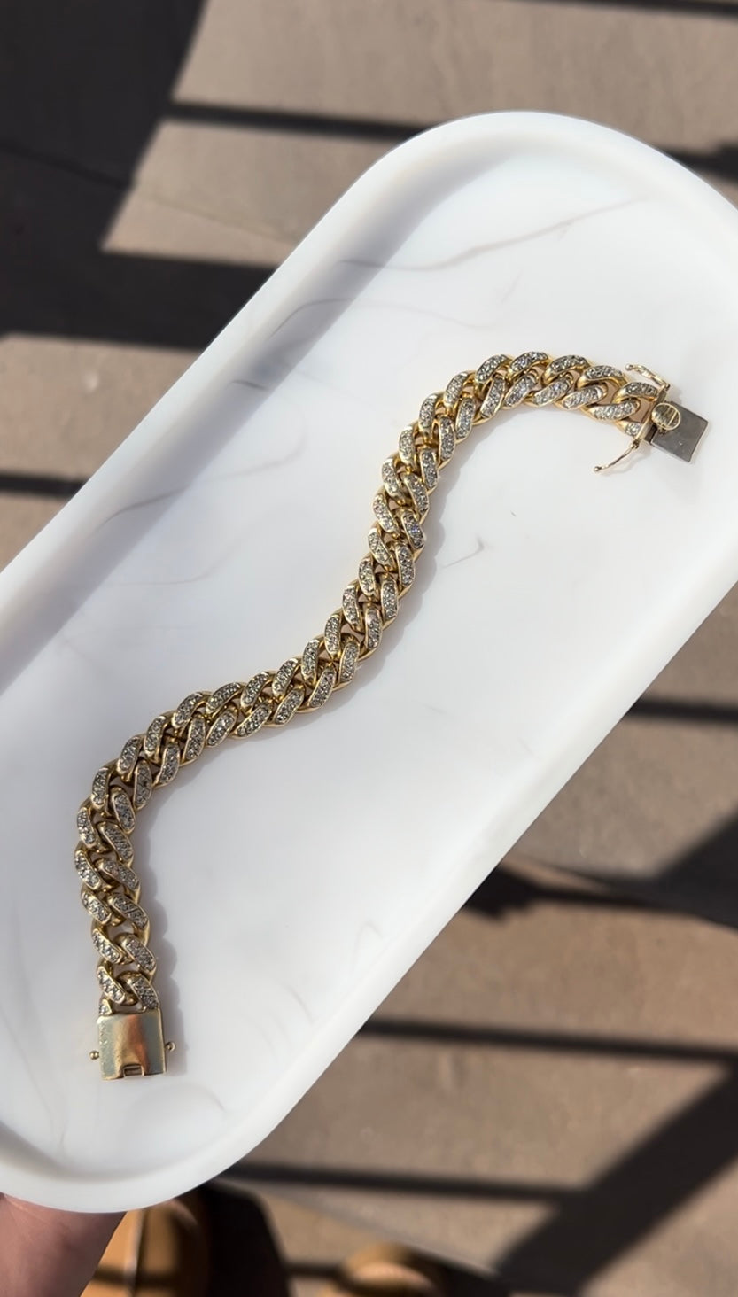 Diamond Curb Bracelet