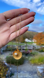 18k Vintage Pearl Shell