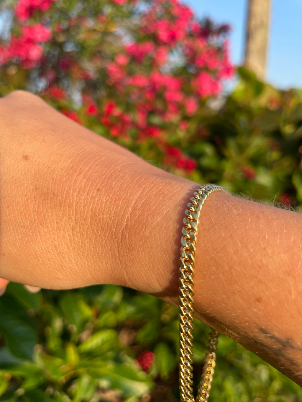 Miami curb chain bracelet