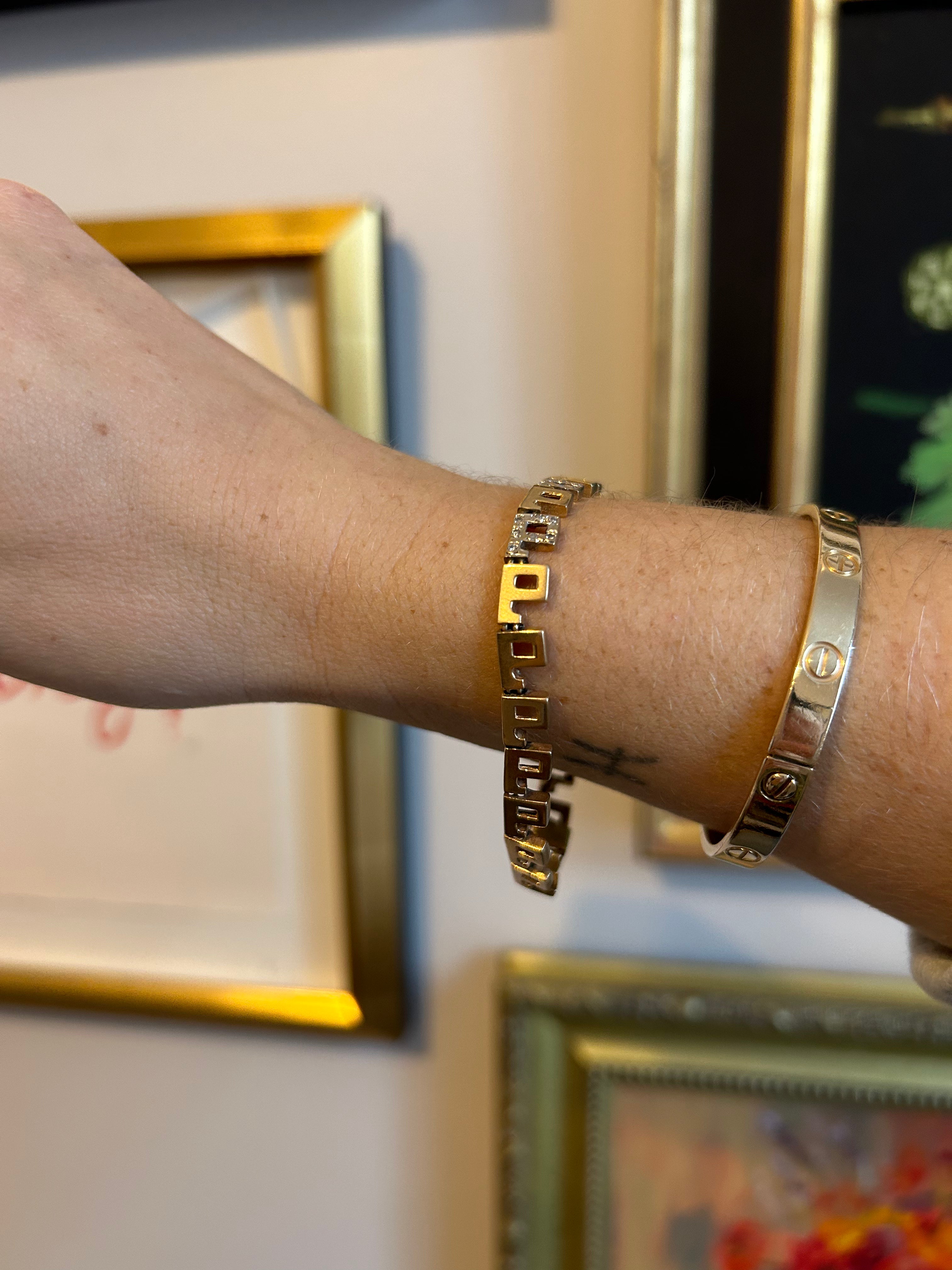 Diamond P Bracelet