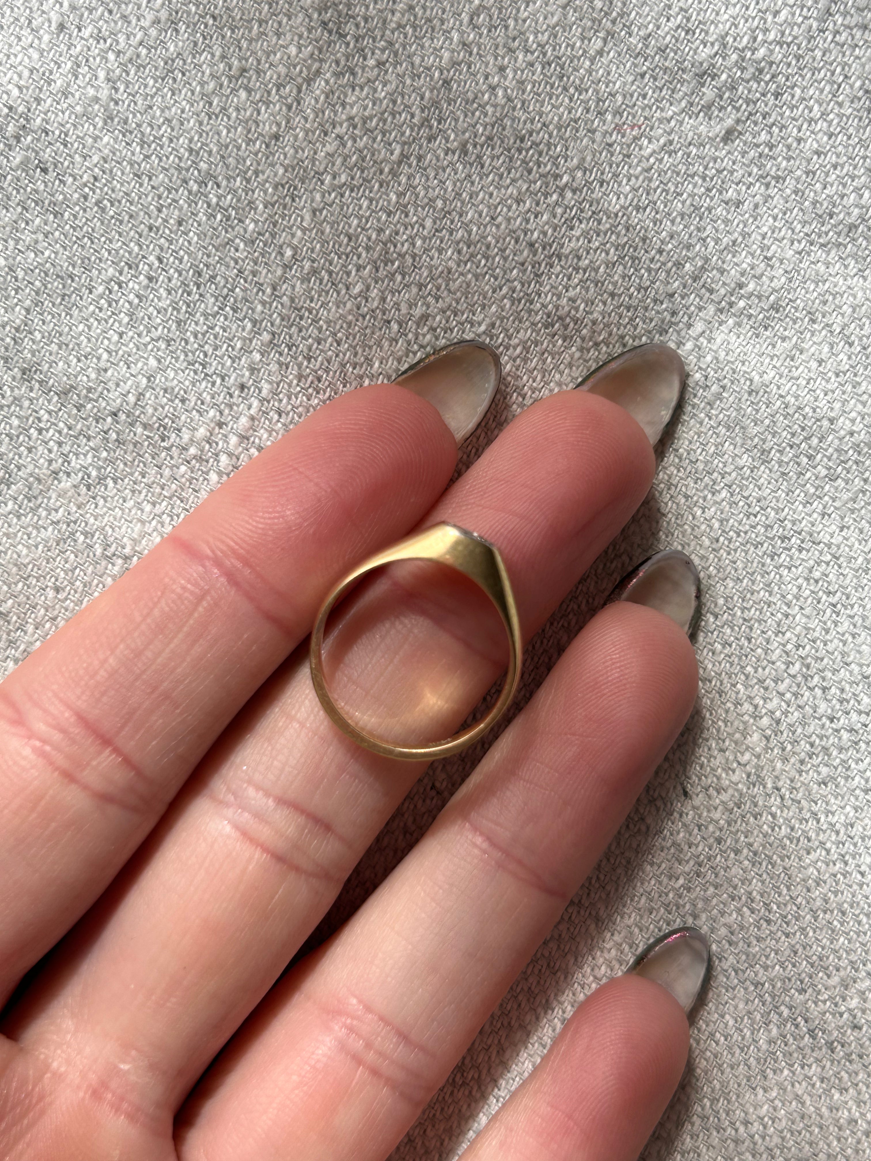 Diamond Pyramid Ring