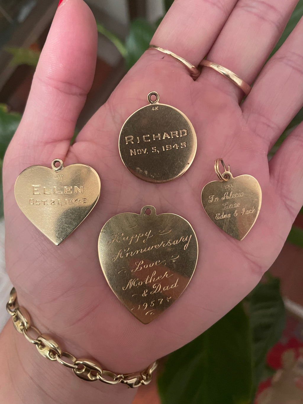 Vintage Engine Turned Heart