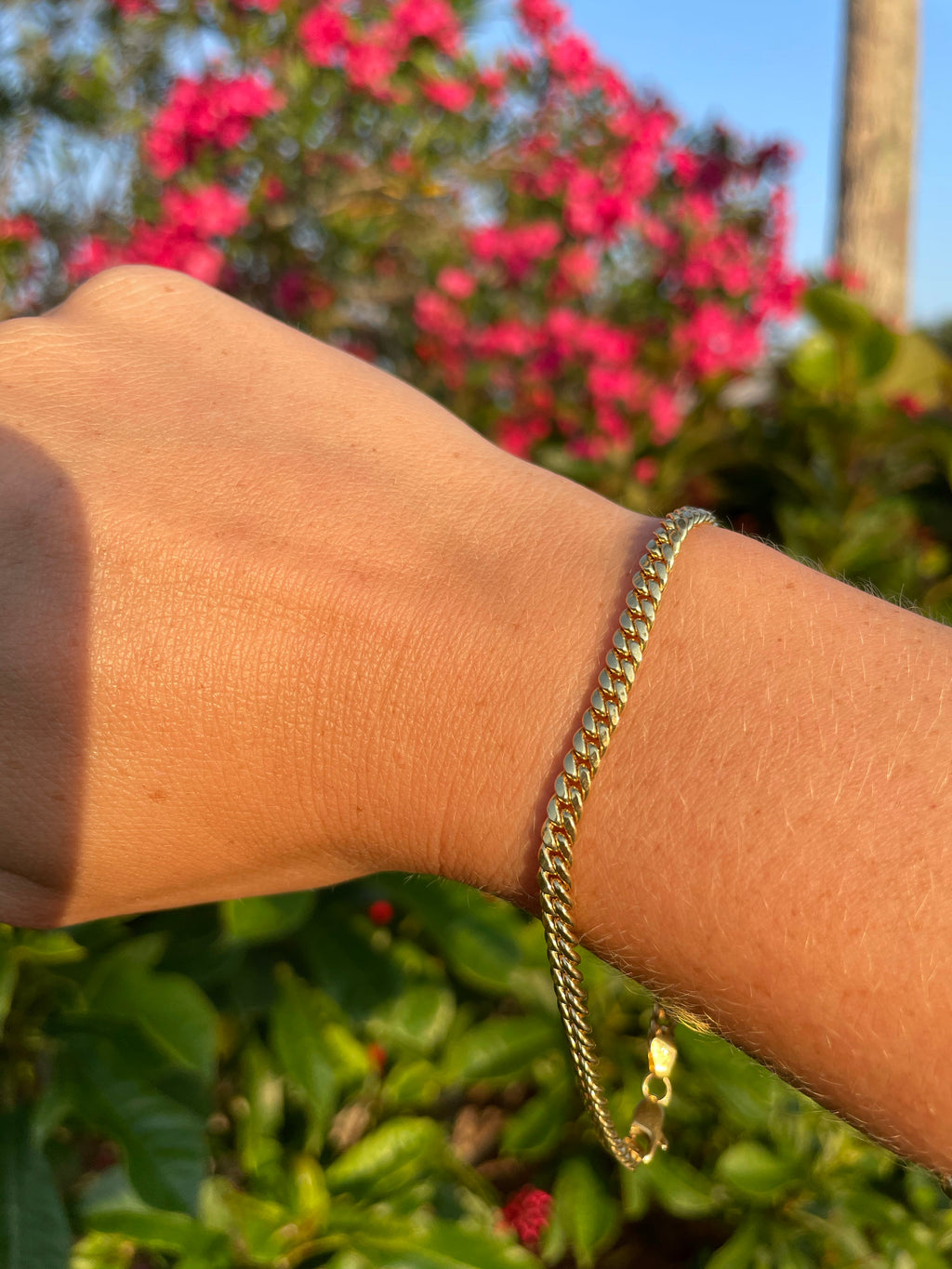 Miami curb chain bracelet