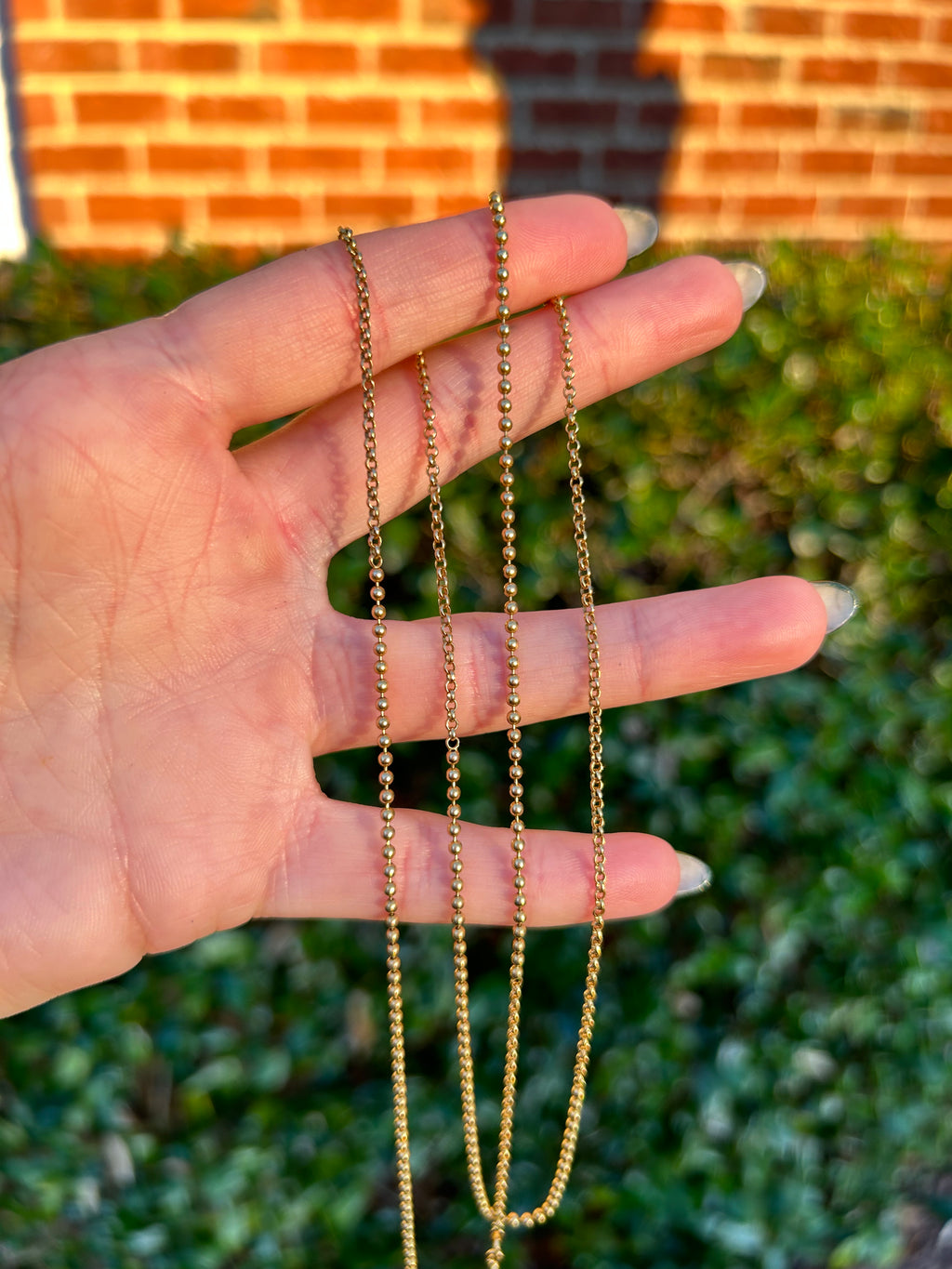 Ball/Rolo Hybrid Chain