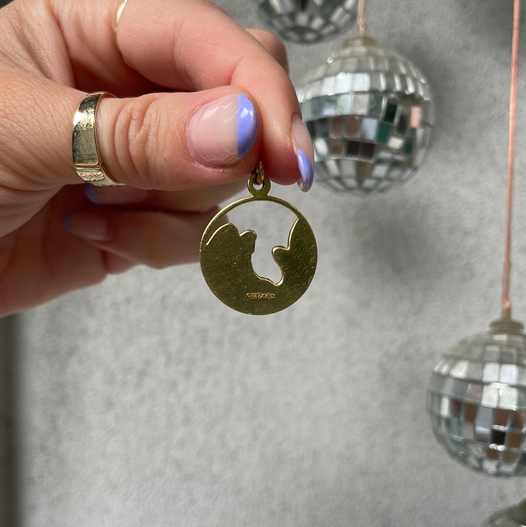 Mother Mary & Baby Jesus Religious Pendant