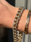 Diamond Curb Bracelet