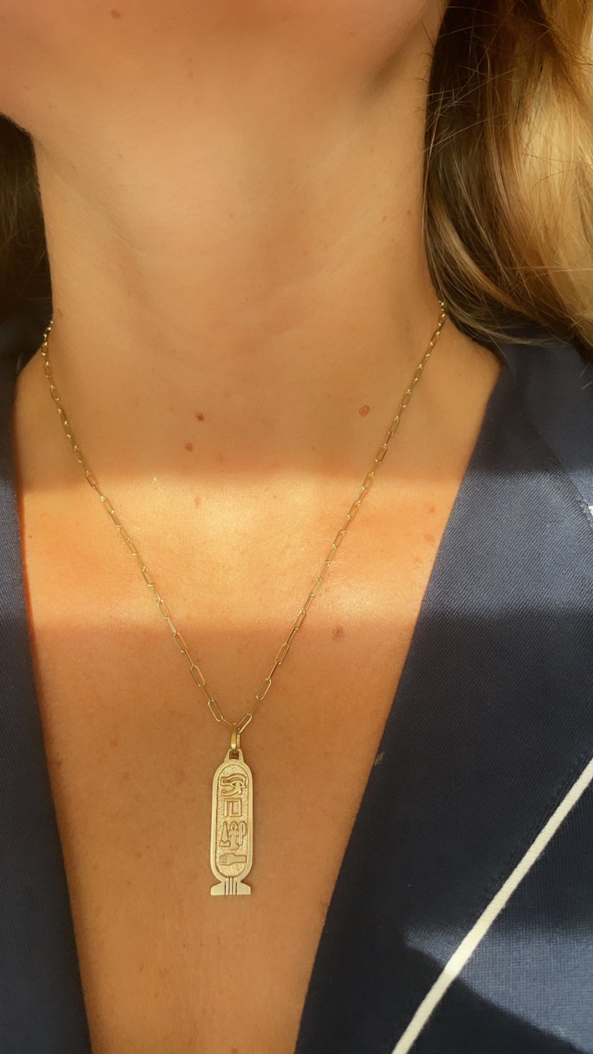 Dainty paperclip chain