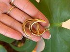 Double Twist Chunky Hoops
