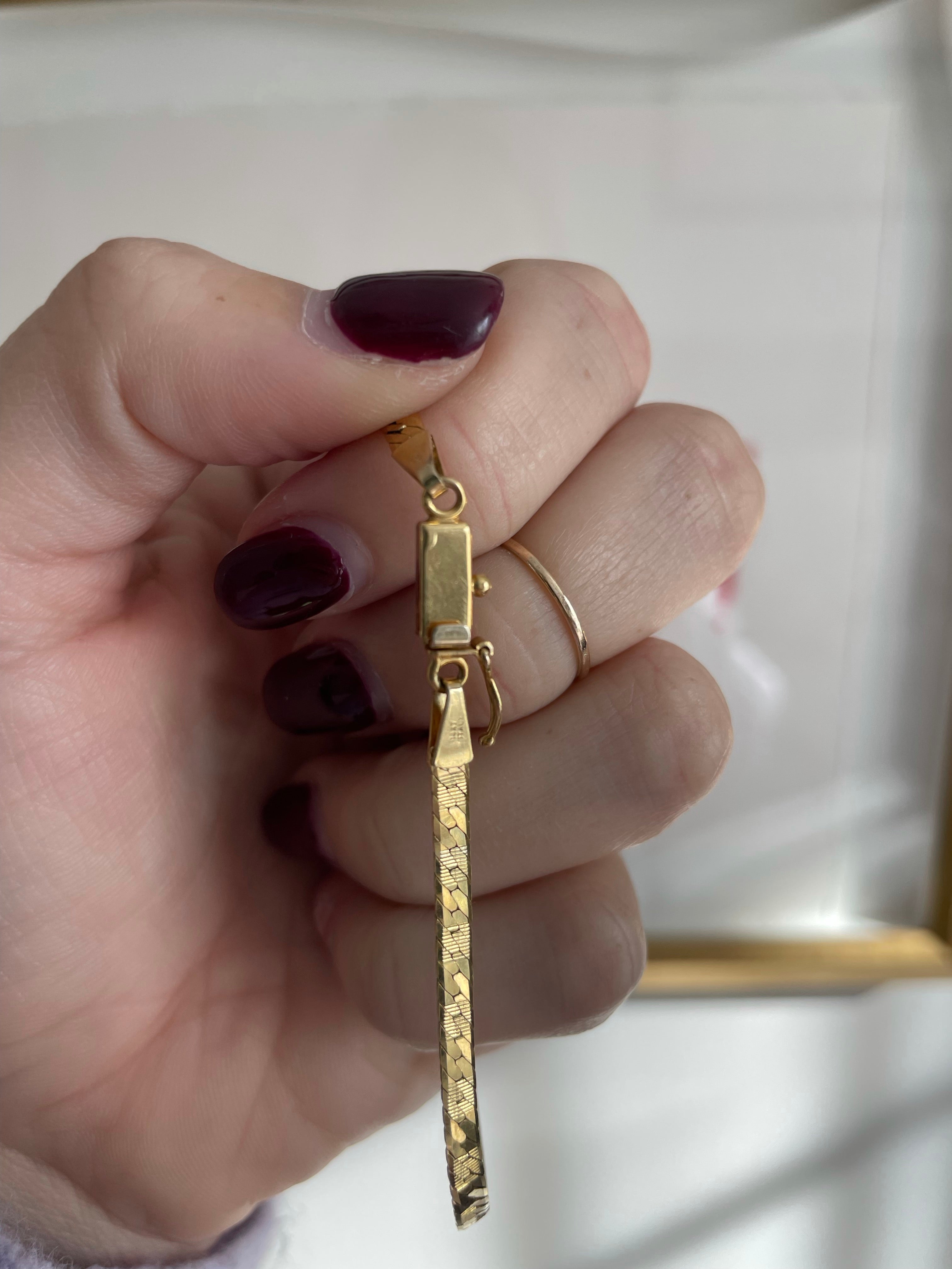 Vintage Herringbone Bracelet