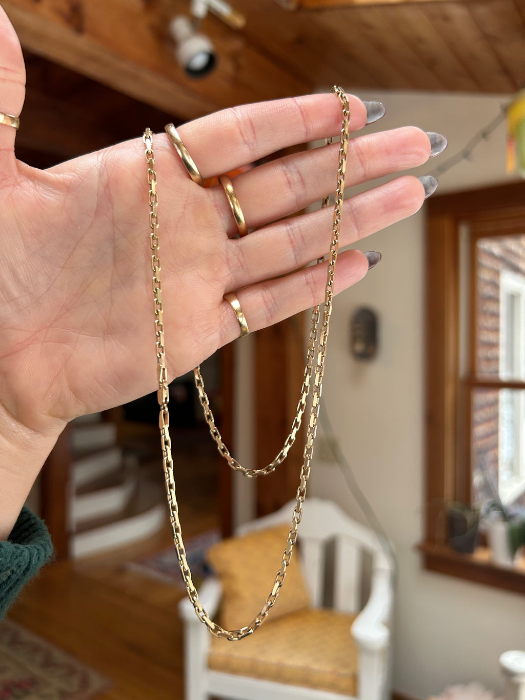 Solid Long Biker Chain