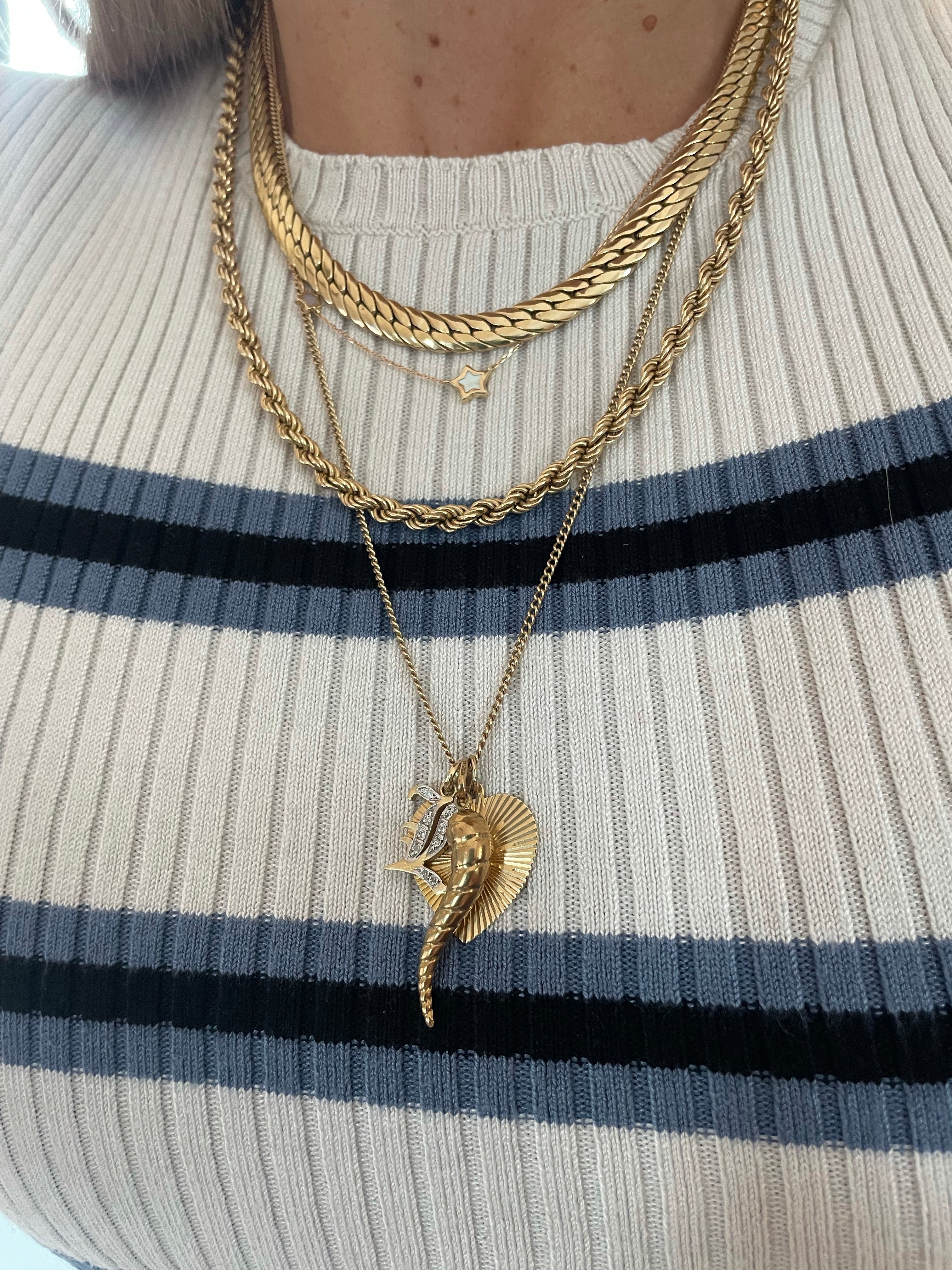 Vintage Italian Horn