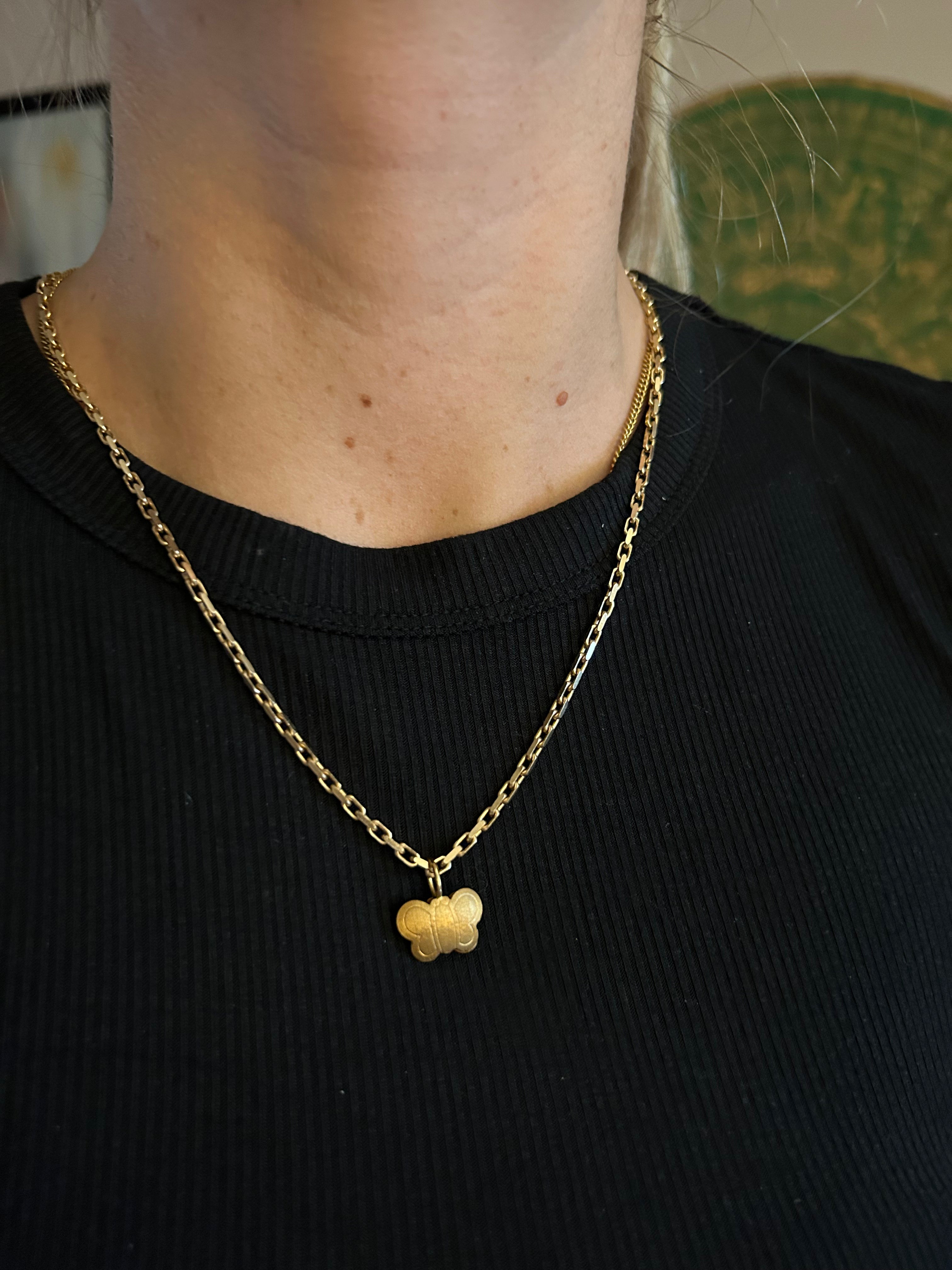 Puffy Butterfly Charm