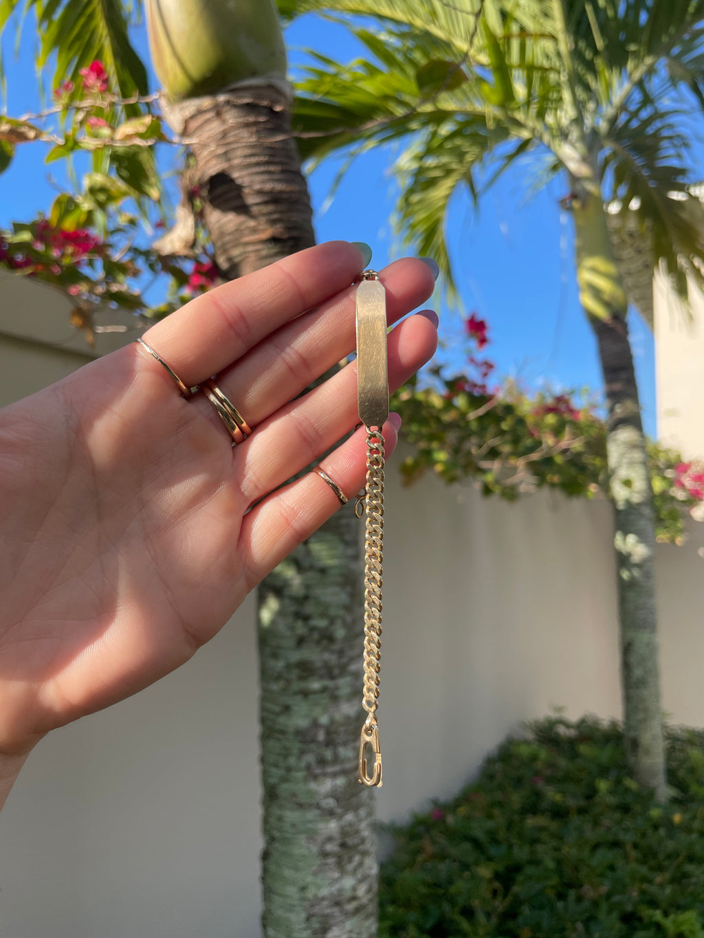 Vintage ID Curb Bracelet