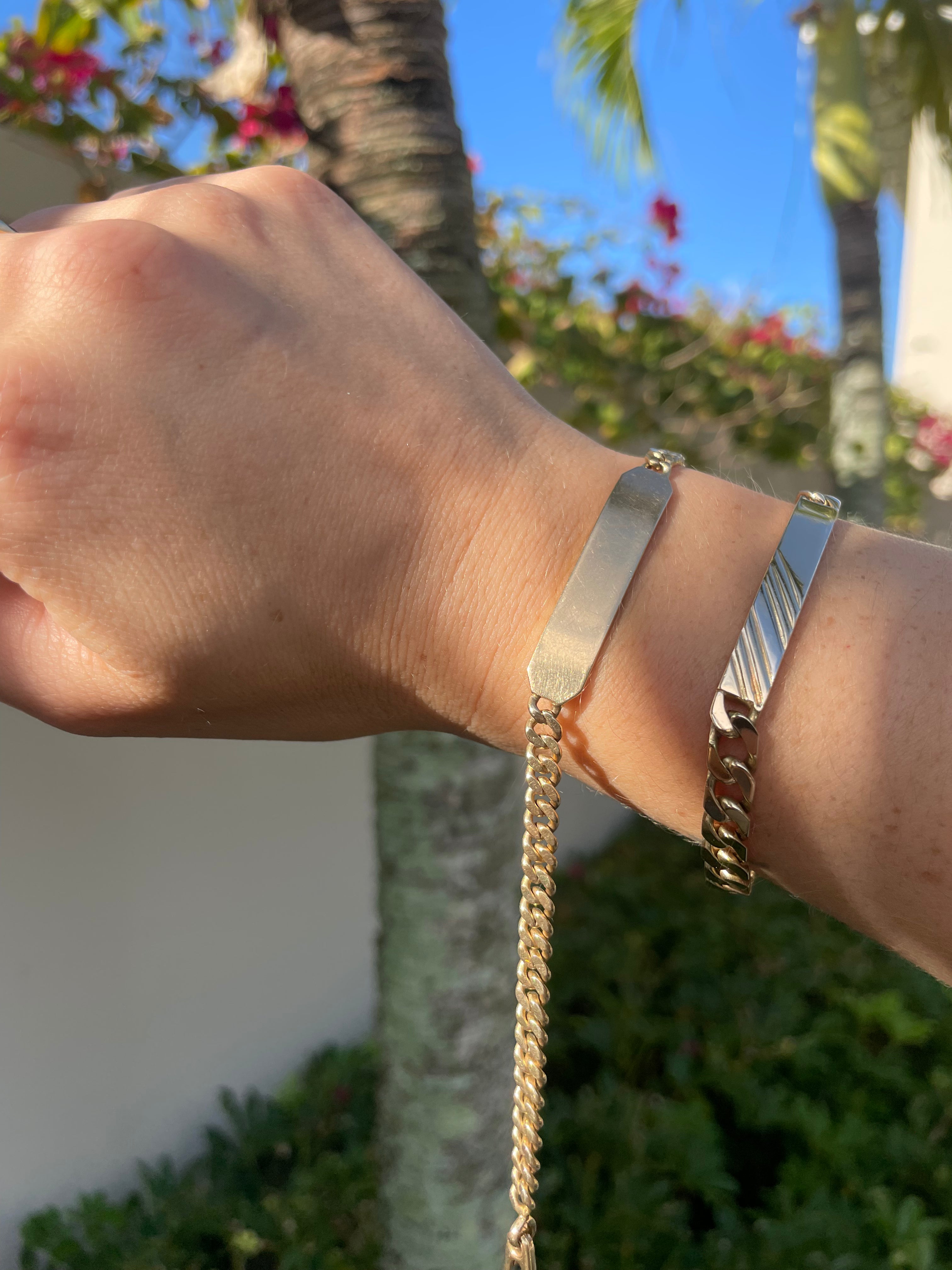 Vintage ID Curb Bracelet